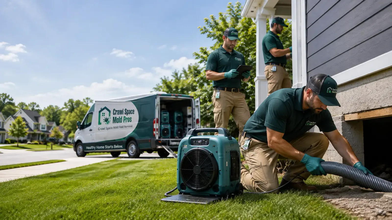 Crawl Space Mold Removal in Forrest City, AR